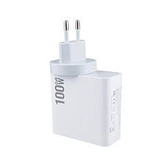 Зарядний пристрій XON PowerCharge 100W (PD100) USB Type-C White (PC0100AС0W)