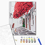 Картина за номерами Люди Дівчина Яскрава Бугенвилія 40х50 см Розпис картин по полотну Brushme BS51535, фото 2