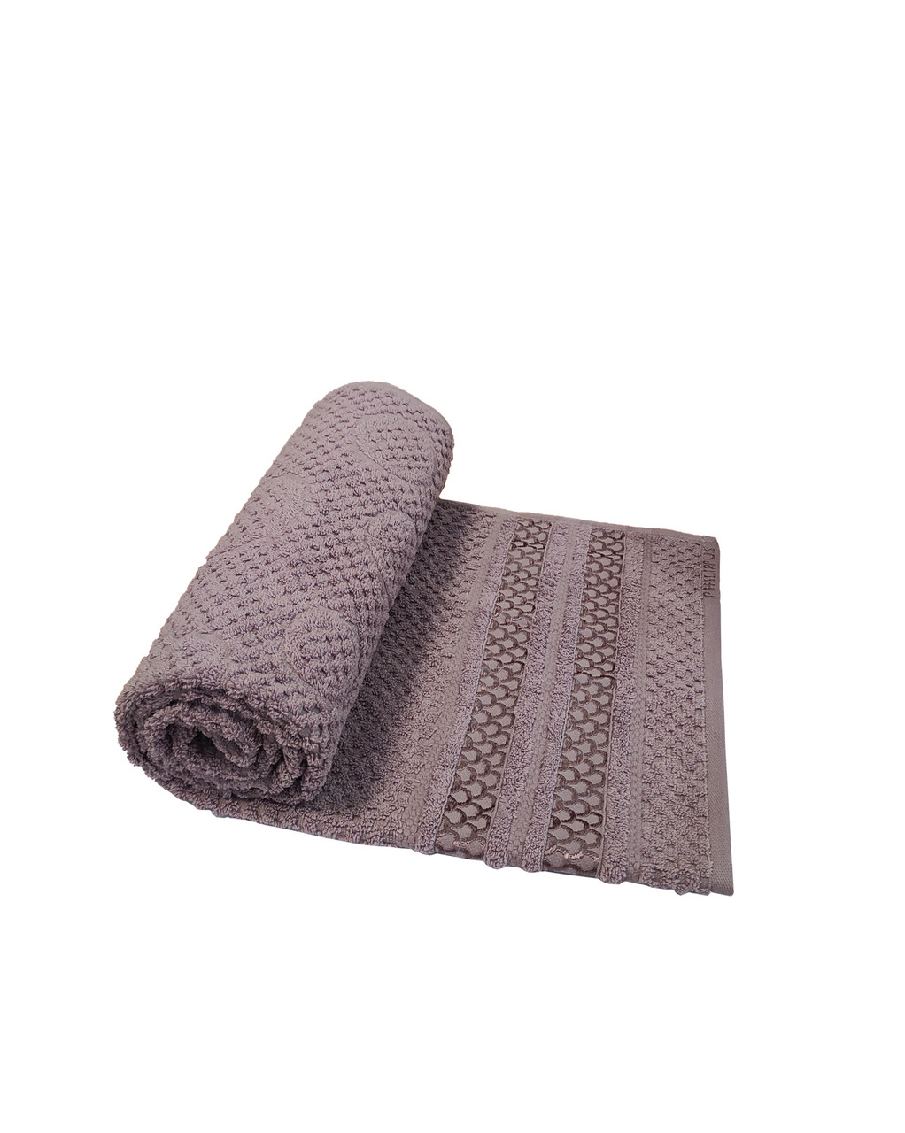 Рушник Phillipus лусочки тем.бузок HomeBrand 70x140 см