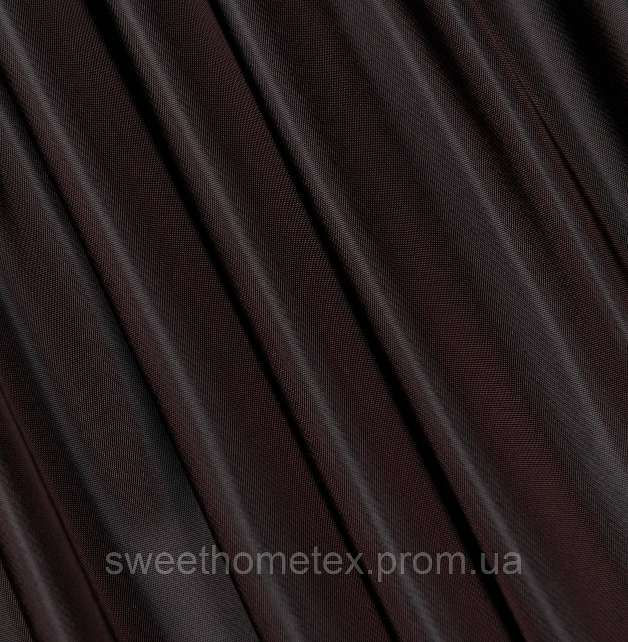 Тканина атлас підкладкова коричнева для одягу