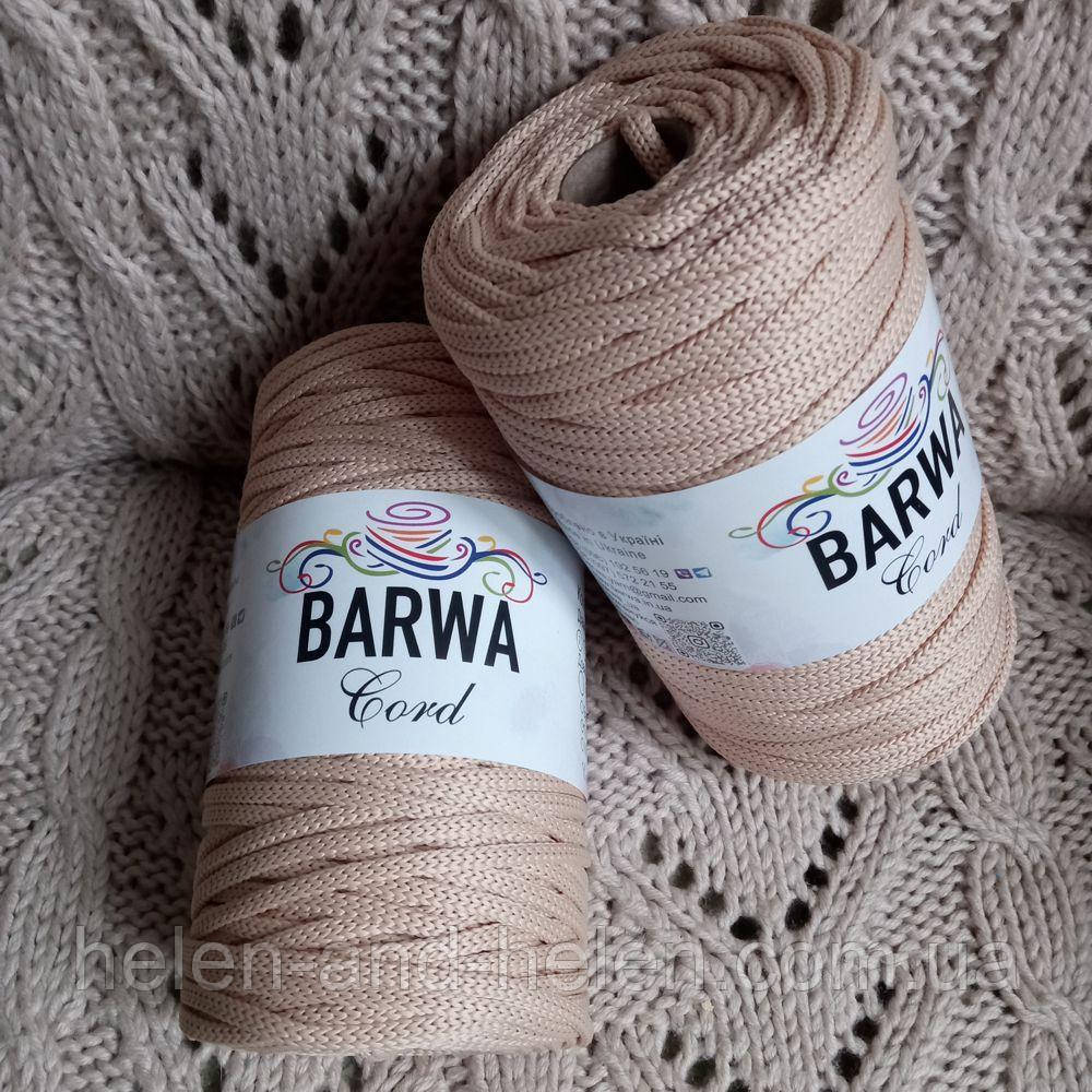 Шнур поліефірний "Барва"  5 мм  без сердечника. Карамель., фото 1