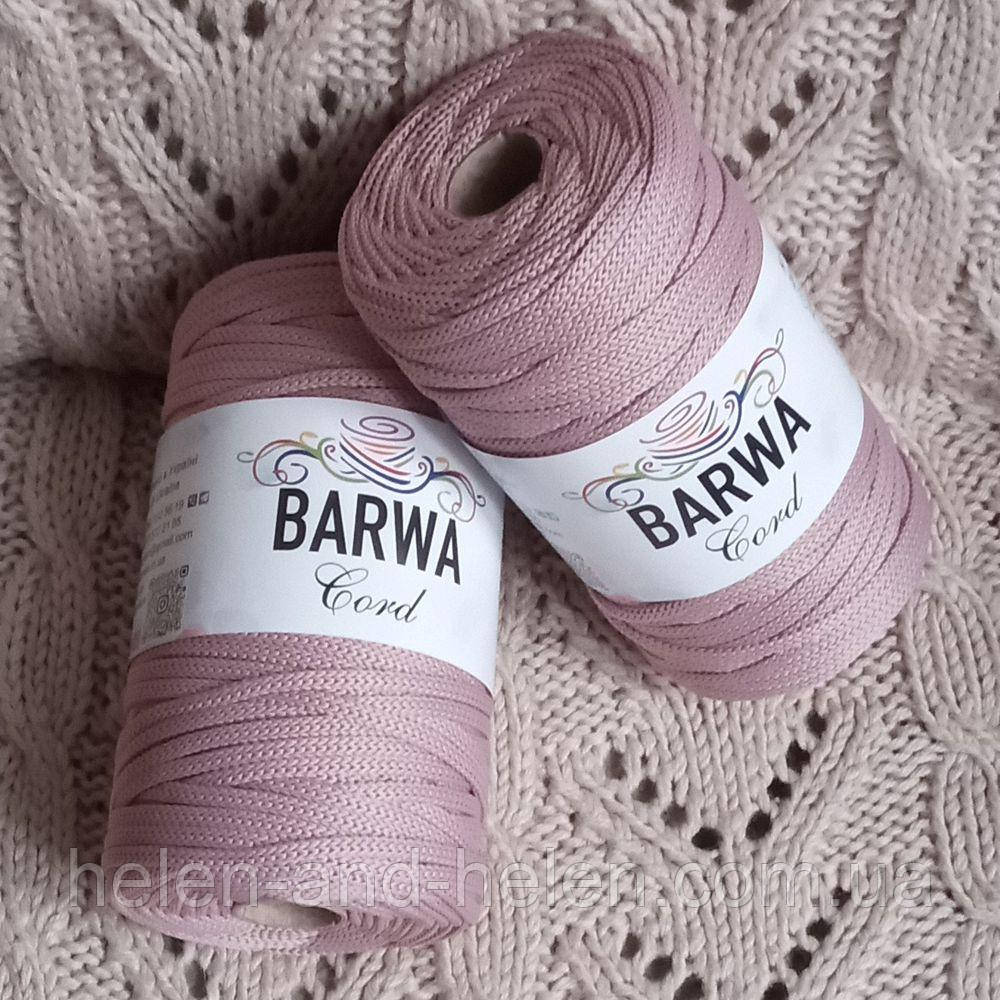 Шнур поліефірний "Барва" 5 мм без осердя. Пильна троянда, фото 1