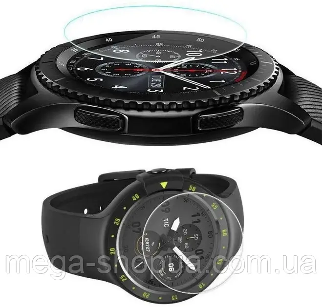 Захисне Cкло для Смарт Годинника діаметр 35 мм Fiodi. Скло Захисне 35 mm для круглого годинника, фото 1