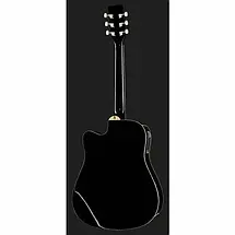 Акустична гітара Harley Benton D-120 CE BK, фото 4