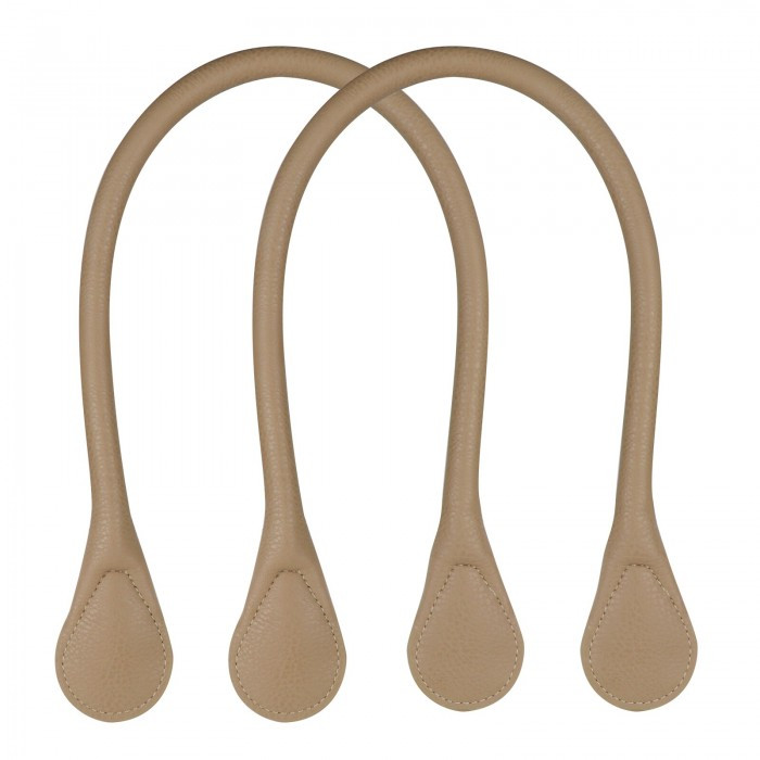 Ручки з еко шкіри 60 см для сумки-конструктор, капучино, фото 1