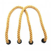 Ручки канати 65 см для сумки-конструктор, гірчичні