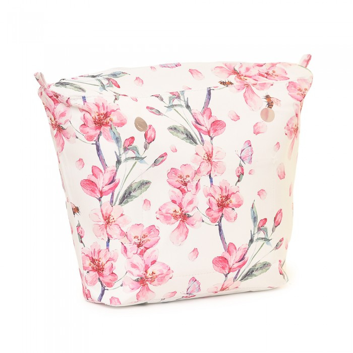 Джинсова підкладка для сумки classic, Сакура біла, фото 1