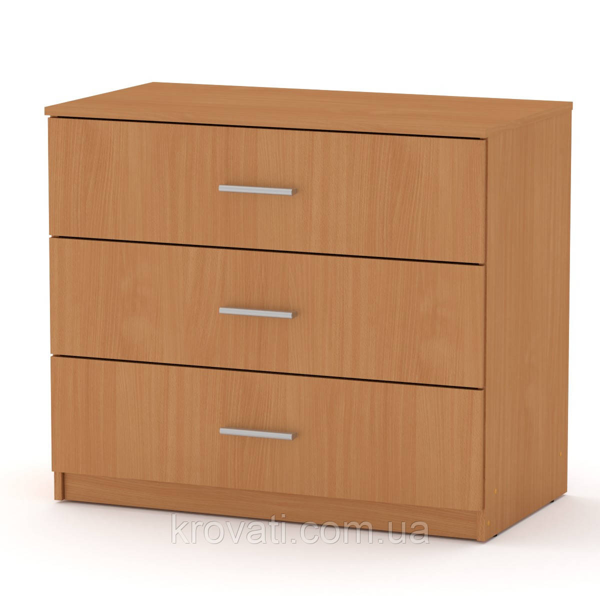 Комод на 3 шухляди Компаніт 3-Б, Бук