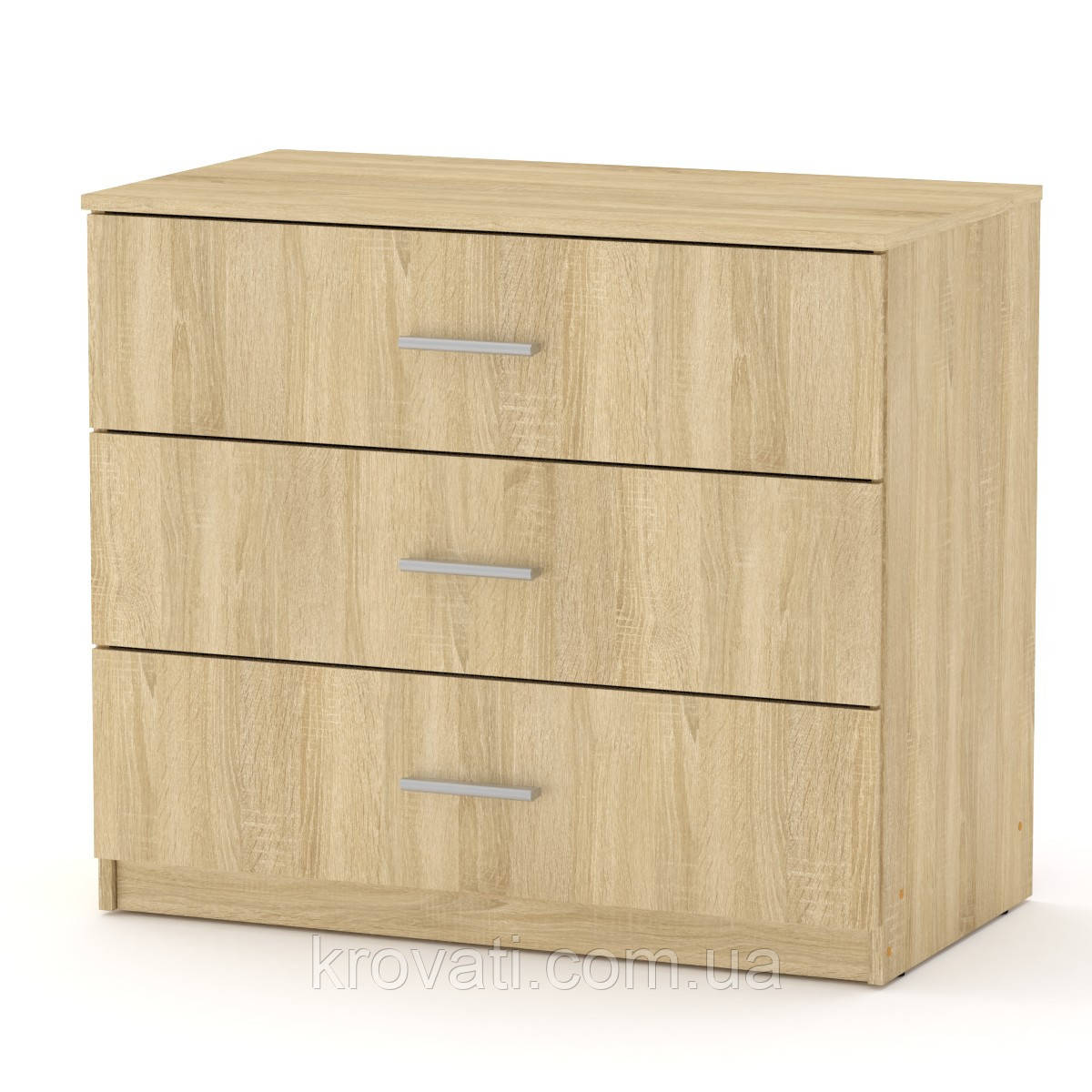 Комод на 3 шухляди Компаніт 3-Б, Дуб сонома