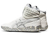 Борцовки Asics Aggressor 4 White/Pure Silver 1081A001-102, фото 4