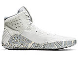 Борцовки Asics Aggressor 4 White/Pure Silver 1081A001-102, фото 3