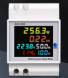 Енергометр на DIN рейку/Ватметр D52-2066 на дин рейку AC 80-300V, 0-100A/ цифровий лічильник на DIN-рейку, фото 5