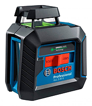 Нівелір лазерний Bosch Professional GLL 2-20 G + тримач LB 10+ стельове кріплення DK 10 (0601065000), фото 3