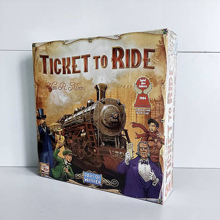 Квиток на потяг Америка Настільна гра Ticket to Ride America / USA + правила УКРАЇНСЬКОЮ, фото 1