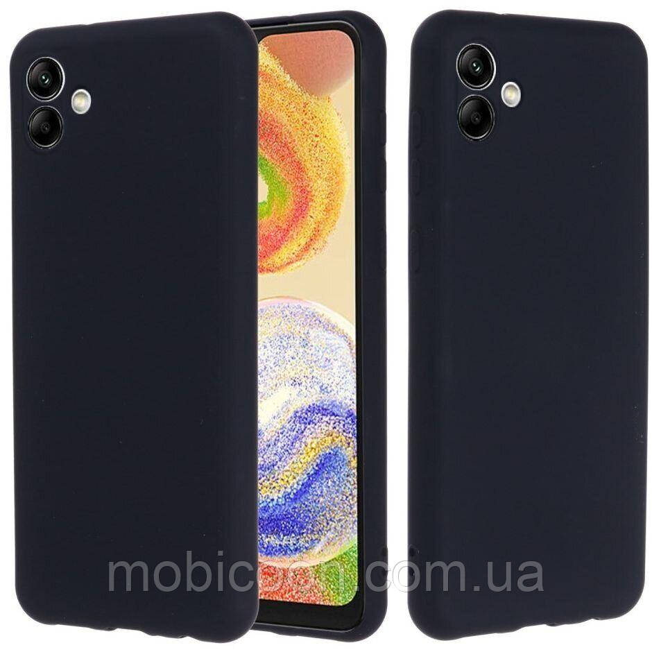 Чохол Silicone Case для Samsung Galaxy A04 Black, фото 1