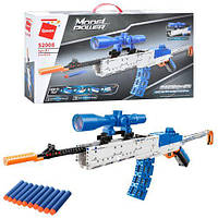 Конструктор Qman 52008 "Снайперська гвинтівка, м'які кулі" 613 деталей