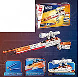 Конструктор Qman 52002 "Снайперська гвинтівка 98K, м'які кулі" 747 деталей, фото 6