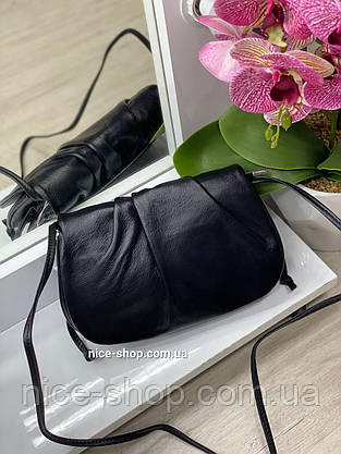 Сумка у стилі Bottega Veneta Pouch шкіряна, фото 3