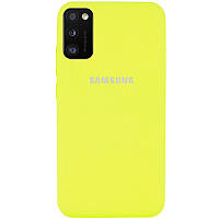 Чохол Silicone Cover Full Protective (AA) для Samsung Galaxy A41 Жовтий / Flash