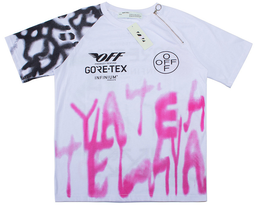 Футболка Off White x Gore Tex біла чоловіча жіноча унісекс