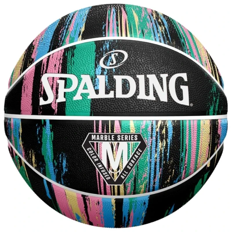 М'яч баскетбольний Spalding Marble Ball р. 7 (84405Z) Black, фото 1
