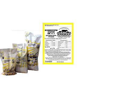 Комбікорм для індичок (1-4 тижнів ) крупа Старт ПК 11-1 25кг ТМ КРАМАР FG