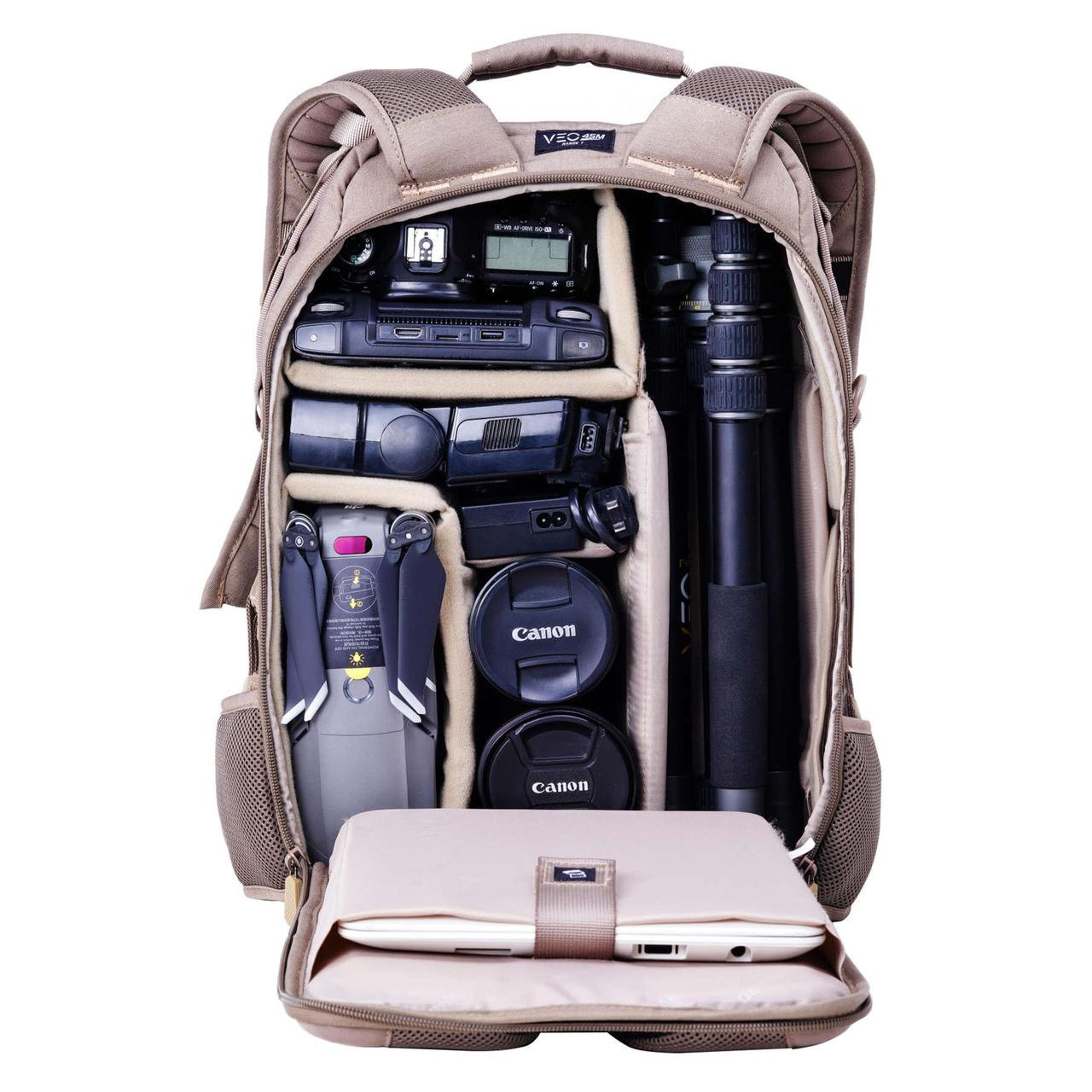 Тактический рюкзак для фототехники Vanguard VEO Range T 45M Beige (VEO Range T 45M BG) - фото 5 - id-p1787716624