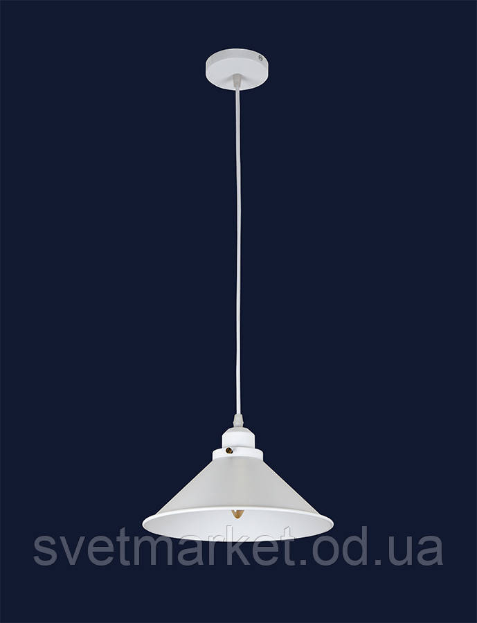 Білий підвісний світильник 752839F-1 WH+WH