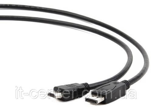 Кабель Gembird DisplayPort / HDMI 1.8m Black (CC-DP-HDMI-6)