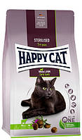 Happy Cat Sterilised Weide Lamm - Сухой корм для взрослых стерилизованных кошек со вкусом ягненка, 4 кг