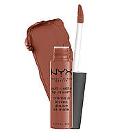 Leon 0.27 Fl Oz (Pack of 1) NYX PROFESSIONAL MAKEUP Мягкий матовый крем для губ, Легкая жидкая губная пом