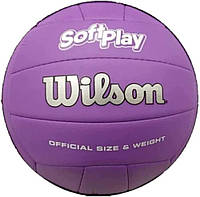 Soft Play Purple Мяч для волейбола WILSON AVP Soft Play официальный размер