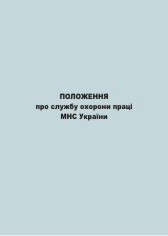 Положення про службу охорони праці МНС України