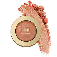 BELLISSIMO BRONZE Milani Baked Blush - Dolce Pink (0,12 унции) Пудровые румяна без жестокости - форма, ко