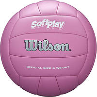 Soft Play Pink Мяч для волейбола WILSON AVP Soft Play официальный размер