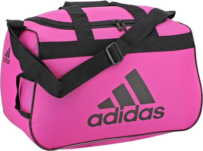 Unisex adult Intense Pink Black One Size Adidas Diablo Small Duffel Bag ID 1787719833 2869 Prom.ua