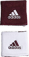 Maroon/White | White/Maroon One Size Adidas Unisex-Adult Interval Reversible Wristband