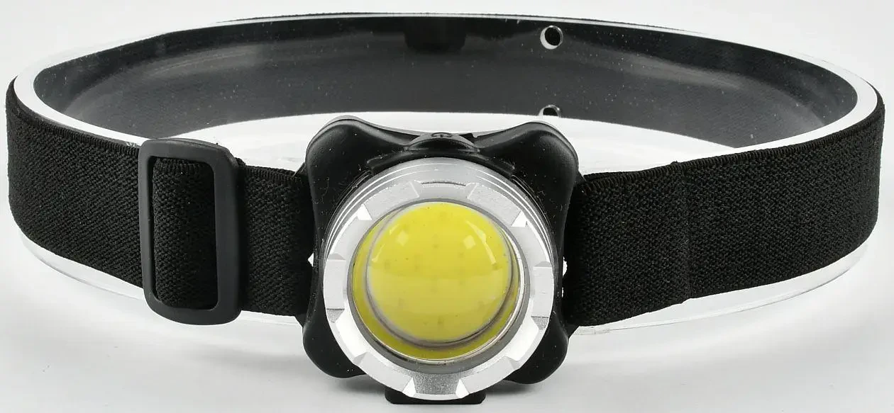 Ліхтар налобний акумуляторний Quantum Lucky LED COB + Мicro USB кабель в комплекті (QM-FL4010) (шт)