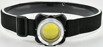 Ліхтар налобний акумуляторний Quantum Lucky LED COB + Мicro USB кабель в комплекті (QM-FL4010) (шт)