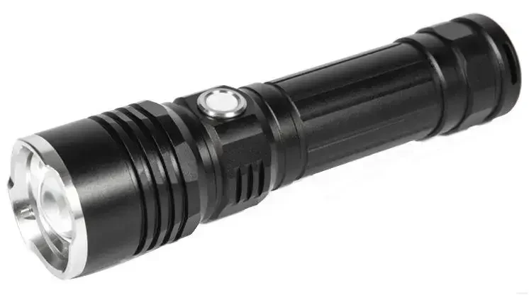 Ліхтар ручний Quantum Solid-M 10W LED з USB + Li-ion 18650/1500mAh, blister (QM-FL1020-18650/1500-PB) (шт)