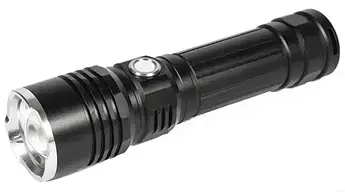Ліхтар ручний Quantum Solid-M 10W LED з USB + Li-ion 18650/1500mAh, blister (QM-FL1020-18650/1500-PB) (шт)