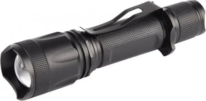 Ліхтар ручний Quantum Techno 10W LED з USB + Li-ion 18650/1500mAh, blister (QM-FL1010-18650/1500-PB) (шт)