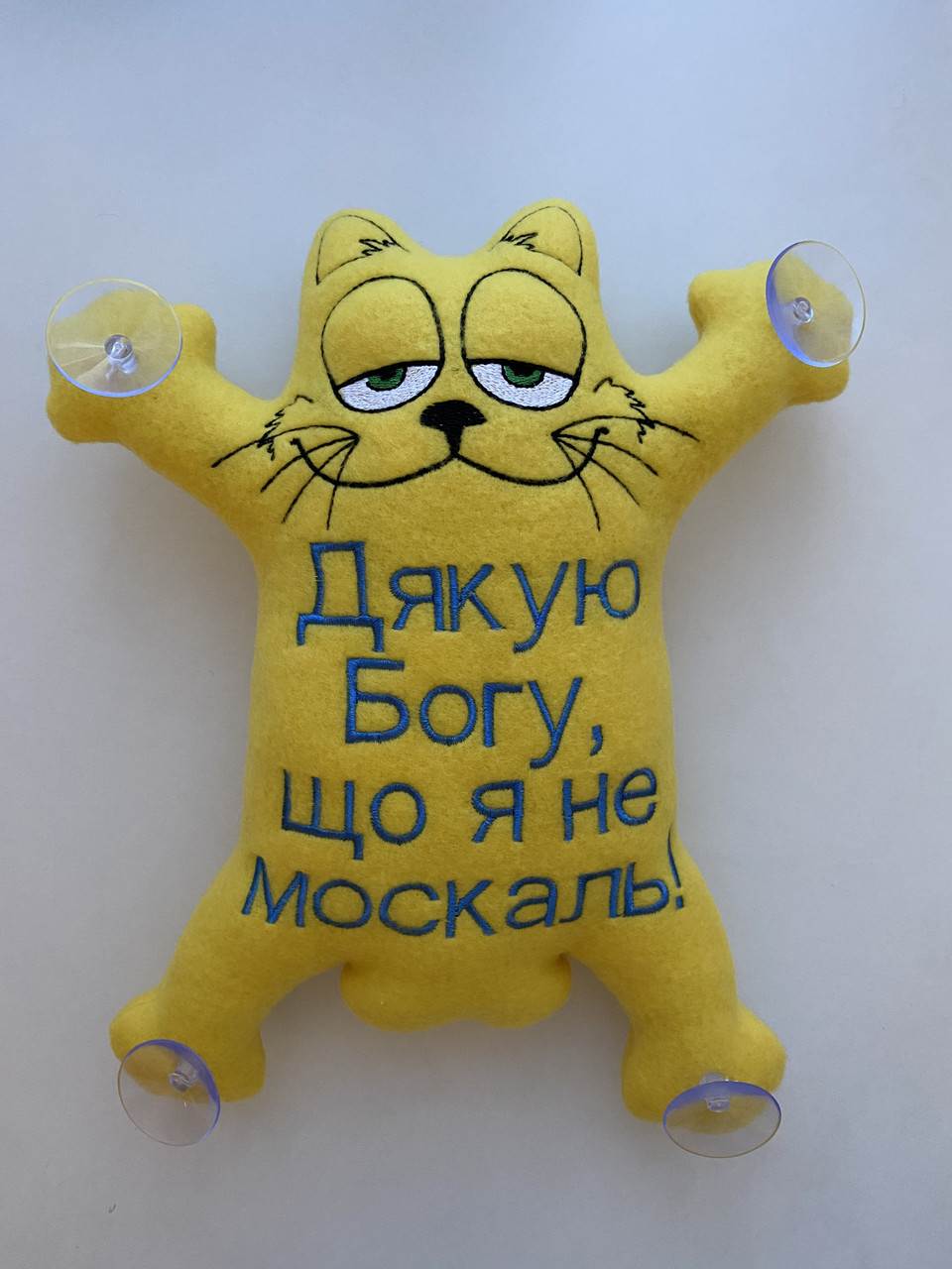 Іграшка в машину кіт Саймона жовтий на присосках