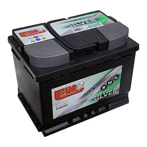 Акумулятор стартерний Monbat 62Ah 6СТ-62 EUROKRAFT SILVER (-/+) EN600A 242x175x190 562 82 04