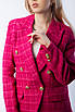 Костюм жіночий зі спідницею твідовий фуксія 3174 (2000000094236), фото 6