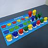 Набір для рахунку та сортування "Слоники" (4 ігрових полів, 36 фігурок) Lakeshore, фото 4