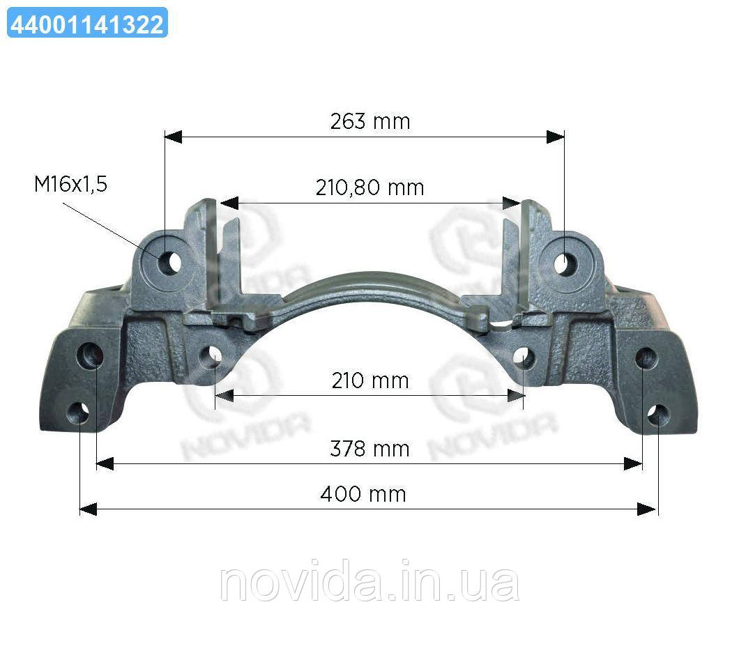 Скоба суппорта WABCO CARRIER (пр-во Andtech) 0810 30191 (ID#1787811086 ...