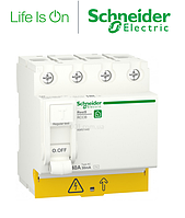 ПЗВ, 4P, 40A, 30mA, Вимикач диференціального струму Schneider Electric Resi9 R9R51440