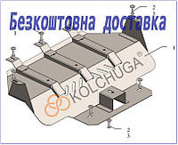 Защита радиатора Lexus LX 470 (1997-2007)(Защита радиатора Лексус ЛХ 470) Кольчуга