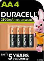 Батарейка аккумулятор DURACELL HR6 2500mAh (4шт/уп) (цена указана за 1 батарейку)